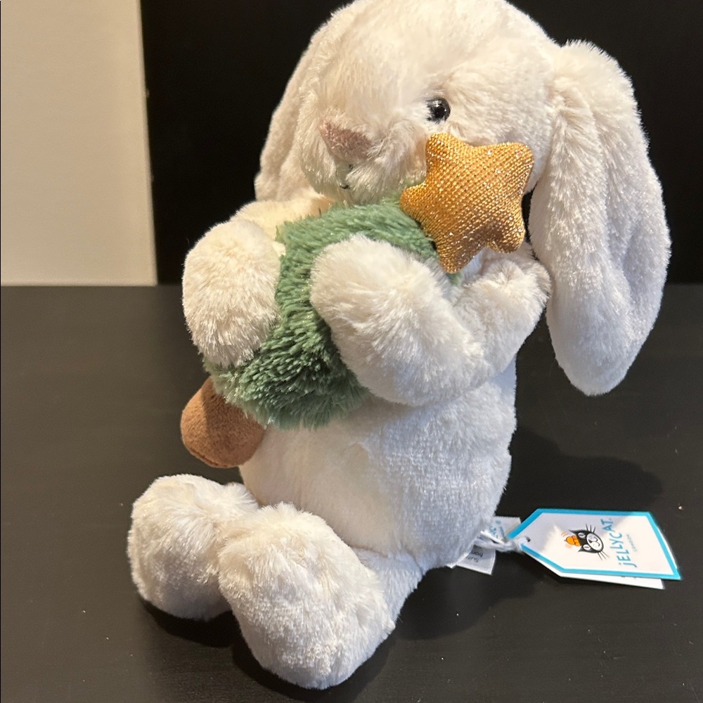 Jellycat Plush Bunny with Star and Tree